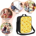 thumbnail image 5 of Honeii Cool Duck With Yellow Strip Print Insulated Lunch Bag, Reusable Lunch Box for Adult, Leakproof Cooler Bag for Work Office Travel Picnic, 5 of 7