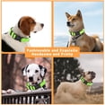 thumbnail image 5 of 2 Pack Reflective Dog Collar with Safety Locking Buckle, Adjustable Soft Breathable Comfortable Nylon Pet Collar for Small, Medium and Large Dogs, Turquoise, XS, 5 of 5
