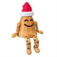 thumbnail image 1 of Muñeca Móvil de Escritorio Impresión 3D Decoraciones Navideñas Decoraciones Articuladas Móviles Regalos Festivos de Cumpleaños para Niños B, 1 of 6