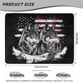 thumbnail image 7 of FOR U DESIGNS Wolf American Flag Print Universal Car Trunk Mat Anti-Slip Car Trunk Mat Easy to Clean Cargo Liner Durable All Weather Vehicle Interior Accessories for Most Car Models, 7 of 7