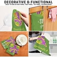 thumbnail image 7 of SKYSONIC Mardi Gras Kitchen Towel Set of 1,Super Soft Absorbent Hand Towel Tea Towel Tableware Cleaning Rag for Kitchen, Home, Hotel, Beach, Bathroom, Gym, 7 of 7