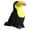 Yellow, variant on Siruishop Toucan Plush Toy Cartoon Soft Stuffed Doll for Festivals Living Room Holiday Yellow