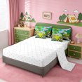 thumbnail image 3 of Erosebridal Cartoon Camping Camper 7 Pieces Bedding Comforter Set,Colorful Flowers Blossom Full Bedding Set For Girls Kids,Reversible, 3 of 7