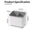 thumbnail image 2 of Cutlery Utensil Silverware Drying Rack Basket Holder with Hooks - Flatware Storage for Kitchen Dish Drainer Dish Drying Rack, 2 of 7