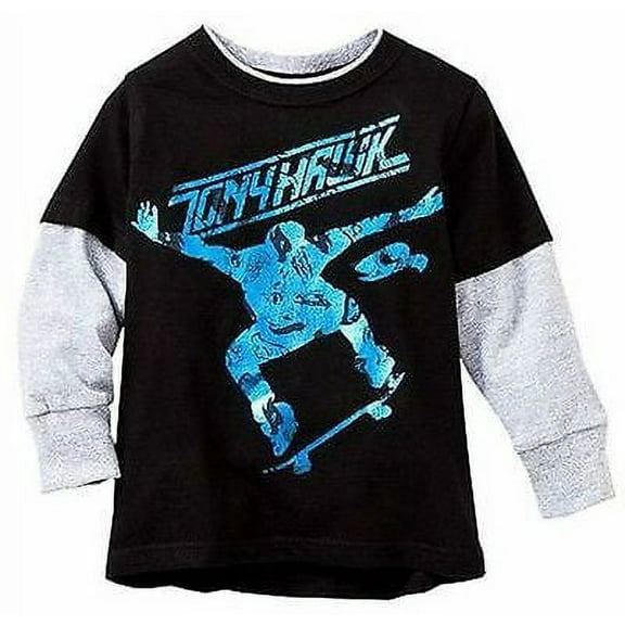 Tony Hawk Mock Layer Long Sleeve Shirt Boy Size L 7