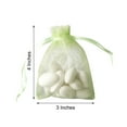 thumbnail image 6 of Efavormart 50PCS MINT Organza Gift Bag Drawstring Pouch Wedding Favors Bridal Shower Treat Jewelry Bags - 3"x4", 6 of 10