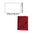 thumbnail image 3 of Red 12 x 108 Inch Pearl Flower Embroidered Lace Table Runner Sheer Net Tulle Fabric for Wedding Birthday Party Banquet Boho Tablecloth Decor, 3 of 7
