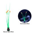 thumbnail image 5 of Unique Bargains Orange Aquarium Simulation Coral Orchid Flower Silicone Fluorescent Coral Glow Fish Tank Landscape Decor, 5 of 6