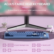 MageGee Wireless Mechanical Keyboard, Tri-Mode 2.4GHz/BT/USB-C Hot-Swappable 98 Keys Gasket Gaming Keyboard