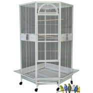 Image showcasing Seny Large Parrot Escape Jumbo Corner Bird Cage Aviary - Walmart.com