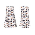 thumbnail image 3 of Vsdgher Pirate Theme Print Summer Dresses for Women Casual U Neck Beach Dress Sleeveless Tank Loose Sundress with Pocket -3X-Large, 3 of 7
