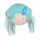 thumbnail image 2 of Llavero con cabeza de muñeca de peluche, adorable llavero de juguete de peluche para mochila, fiesta para niños y niñas Azul, 2 of 9
