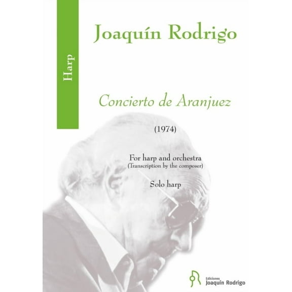 Concierto de Aranjuez for Harp and Orchestra Score (Other)