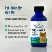 Nordic Naturals Omega-3 Cat, Liquid, Fish Oil For Cats, with EPA & DHA 2 Oz