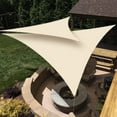 thumbnail image 6 of NEWEEN Waterproof Sun Shade Sail Triangle UV Block Sunshade for Backyard Yard Deck Patio Garden Outdoor Activities and Facility(Beige,12'x12'x12'), 6 of 6