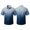Blue, variant on Mens Short Sleeve Button Down Shirt Gradient Print Casual Pocket Top Summer Beach Lightweight Breathable Loose Fit Tee for Vacation Travel Out Activities Comfortable Cool Cyan 5XL