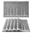 thumbnail image 1 of Juego de Manteles Aquila Individuales 6 piezas Arboles Plata, 1 of 7