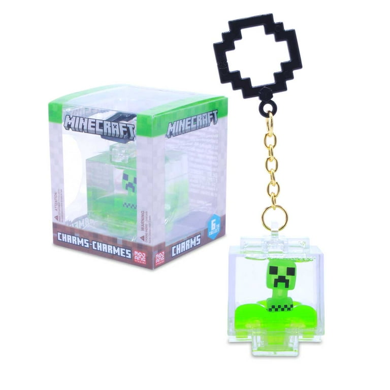 Minecraft Charms Backpack Hanger, Action Figure Keychain - Walmart.com