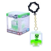 Minecraft Charms Backpack Hanger, Action Figure Accessory Keychain, Children Ages 3+