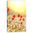 thumbnail image 2 of Prairie Sauvage avec Fleurs de Pavot - Impression sur Toile Florale, 2 of 3