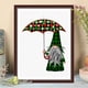 thumbnail image 4 of Cuadros Decorativos Juego de pintura al óleo de gnomo de Navidad por números dibujo de lienzo Kit de imagen para colorear DIY Likrtyny embutido en tela, 4 of 9
