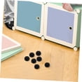 thumbnail image 3 of Conectores Conectores de cubo de almacenamiento de plástico Conectores de cubo de alambre Organizador Conectores ABS (negro, 32 piezas), 3 of 5