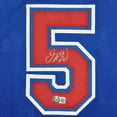 thumbnail image 2 of Jason Kidd Autographed New Jersey (Blue #5) Custom Basketball Jersey - JSA, 2 of 3