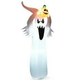 thumbnail image 2 of 6FT Halloween Inflatable Blow Up Ghost w/ Pumpkin LED Lights Yard Decoration, 2 of 9