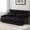 Black, variant on GOODONE Convertible Floor Sofa,Bean Bag Sofa with Pillows,Multifunctional Lazy Sofa with Pillows,Adult Reading Chair,Suitable for Bedroom or Living Room,Green,Single