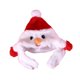 thumbnail image 5 of Gorro de Papá Noel para gato, accesorio para disfraz de Papá Noel, gorro cálido, diadema para mascota, tamaño pequeño Muñeco de nieve, 5 of 9