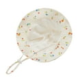 thumbnail image 5 of nvzhuang Baby Summer Bucket Hat, Sun Protection Infant Wide Brim Fisherman Hat with Chin Strap, 5 of 9
