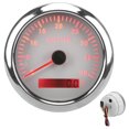 thumbnail image 4 of Car Tachometer, Dustproof 85mm 4000RPM Anti Fog Tachometer Gauge  for RV for Yachts White,Black, 4 of 7