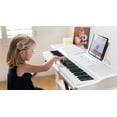 thumbnail image 2 of The ONE Smart Piano - Light Keyboard, Pink, 2 of 8