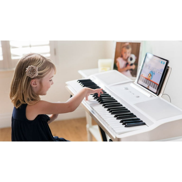 The ONE Smart Piano - Light Keyboard, Pink - Walmart.com