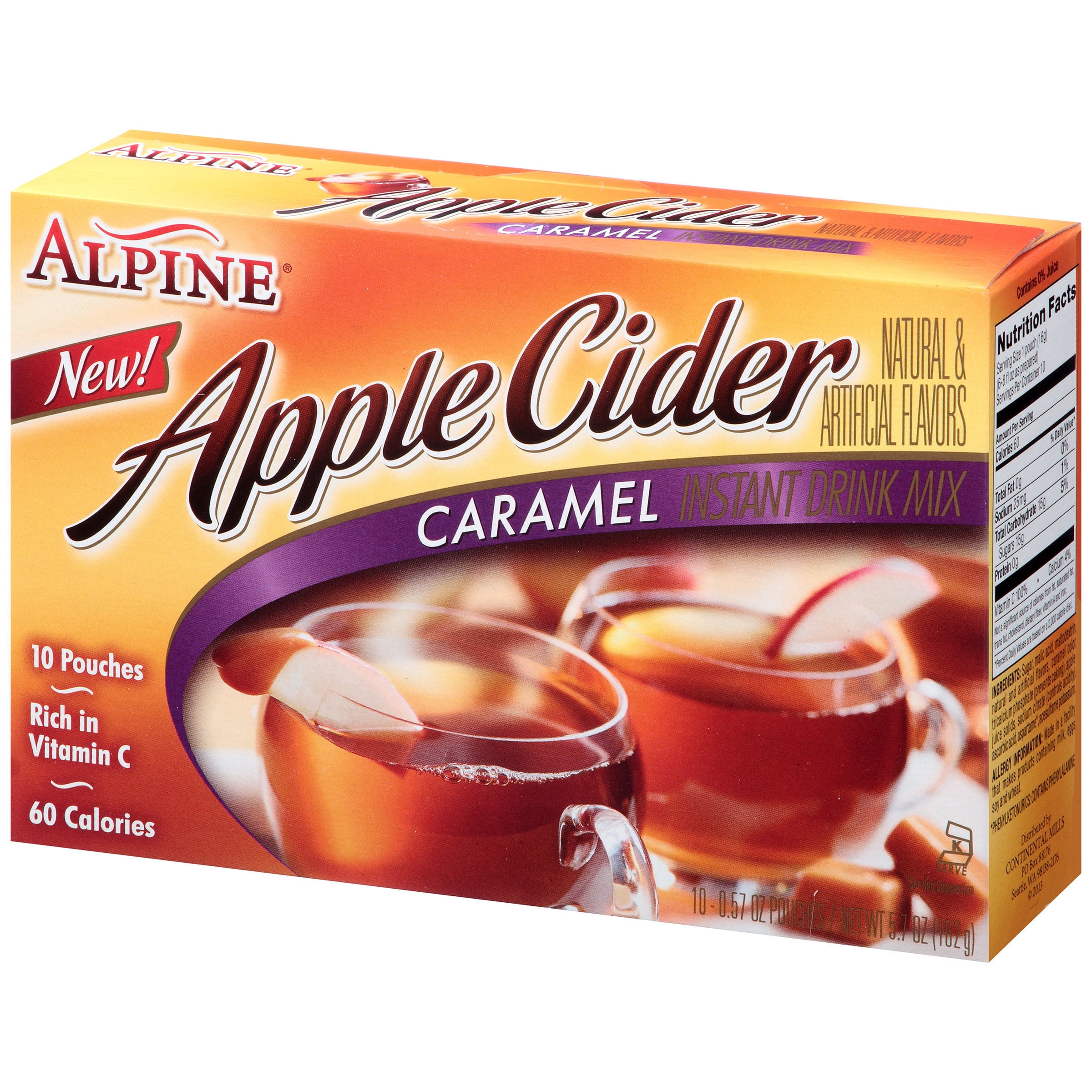 Alpine® Original Spiced Apple Cider Instant Drink Mix Cups