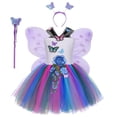 thumbnail image 6 of Sgkm Girls Dresses Size 7-8 Tutu Girls Ballet Dresses with Wing Hairband Performances Stage, 6 of 9