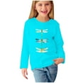 thumbnail image 2 of Blouse à Manches Longues pour Filles avec Mélange de Polyester Doux pour Tenue Décontractée Ou Habillée, 3-4 Ans, 2 of 5