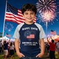 thumbnail image 2 of SIYUDAN Kids 250th Anniversary USA Shirts Short Sleeve Shirts Boys American Flag T-Shirt Boys Tee Shirts 4-5 Years Boys Clothes, 2 of 5