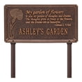 thumbnail image 2 of Whitehall Dianthus Garden 1-line Standard Lawn Plaque, 2 of 2