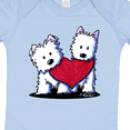 thumbnail image 4 of Inktastic Valentine Westie Duo Boys or Girls Baby Bodysuit, 4 of 5