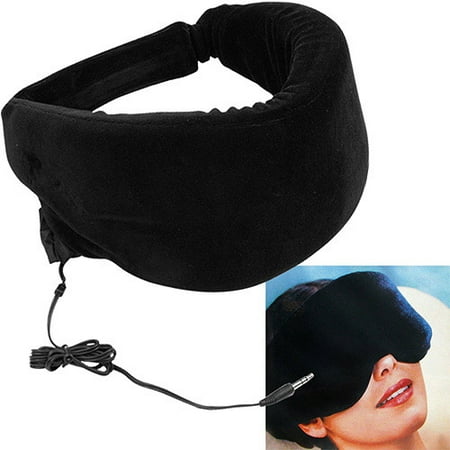 Somerset Home Heat Sensitive Memory Foam Sleep Mask with Music Input