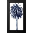 thumbnail image 2 of Blake, Madeline 14x24 Black Modern Framed Museum Art Print Titled - Palm Tree Blue II, 2 of 5