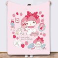 thumbnail image 1 of 3D Printing, Cartoon Soft Double Flannel Blanket, Super Soft Blanket, Suitable For Living Room, Sofa, 1 of 3