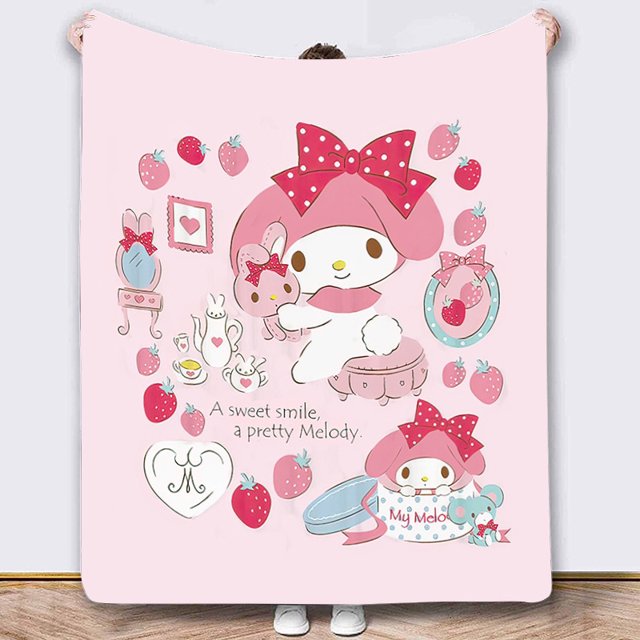 3D Printing, Cartoon Soft Double Flannel Blanket, Super Soft Blanket, Suitable For Living Room, Sofa