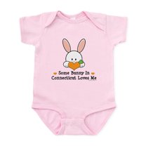 CafePress - Some Bunny In Connecticut Infant Bodysuit - Baby Light Bodysuit, Size Newborn - 24 Months