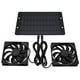 thumbnail image 2 of Ventilador, Ventilador de techo, Ventilador de escritorio, Ventilador portátil Panel solar Gallinero Extractor solar Ventilador solar doble con malla protectora Extractor de energía portátil Ventilado, 2 of 7