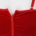 thumbnail image 6 of TSSOE Womens Christmas Costume Adjustable Spaghetti Strap Bra Underwired Bustier Corset Red XXL, 6 of 7