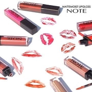 Note Cosmetics Mattemoist Lipgloss Semi Matte Satin Finish Liquid Lipstick-409 Angel