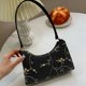 thumbnail image 5 of Bolso de mano floral para mujer bolso de mano pequeño con encaje costura 2023 bolso de mano de cuero PU para mujer, 5 of 9