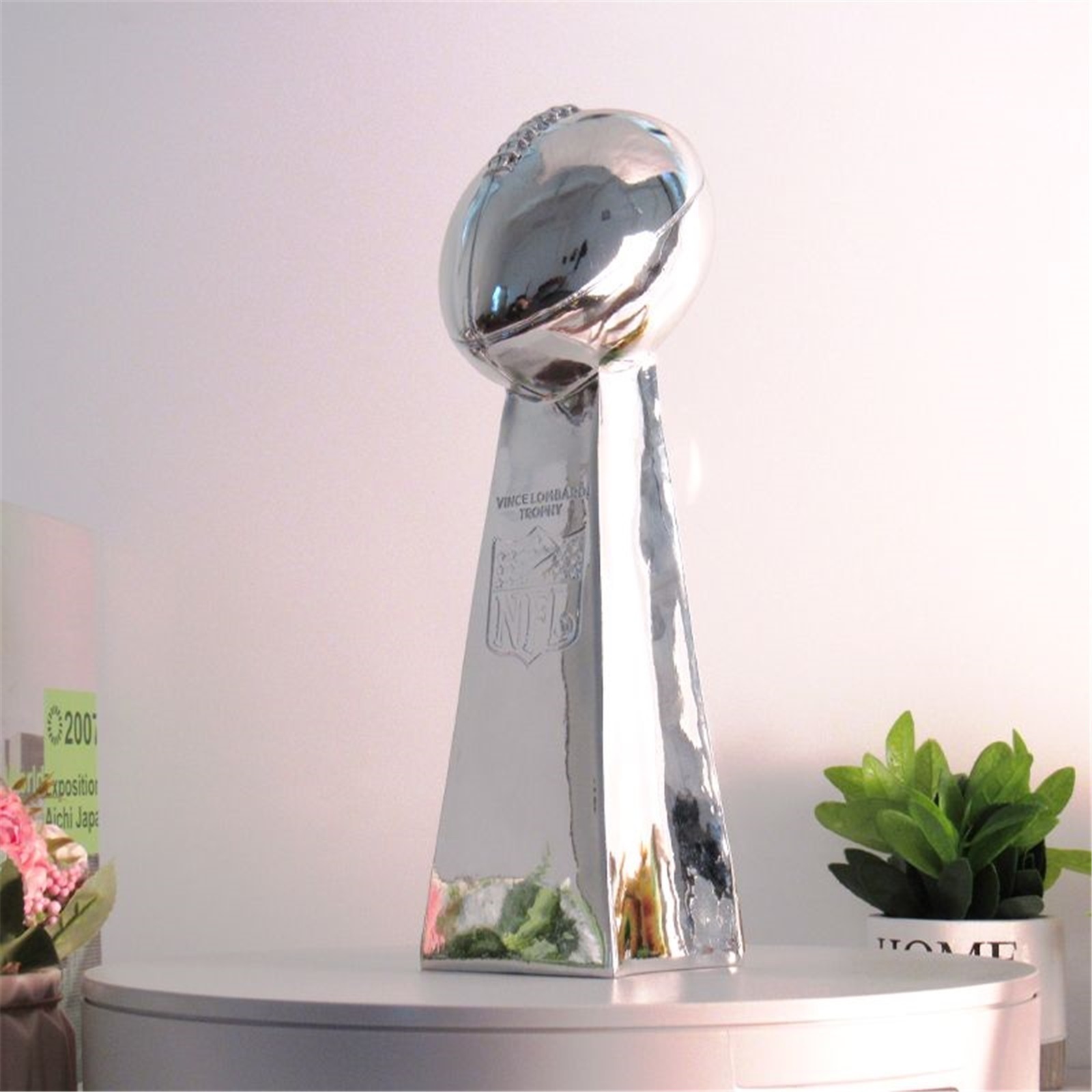 9inch Football Trophy Championship Trophy Football Birthday Gift Shiny Sports Award Decoration for Champions
